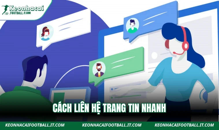 Cách liên hệ trang tin nhanh